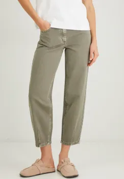 Medicine blugi din bumbac culoarea verde imagine