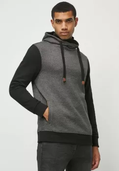 Medicine bluza barbati, culoarea negru, cu gluga imagine