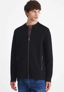 Medicine bluza barbati, culoarea negru, neted imagine