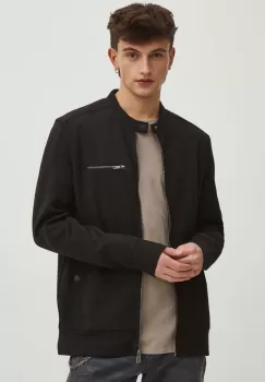 Medicine bluza barbati, culoarea negru, neted imagine