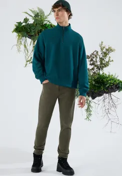 Medicine bluza barbati, culoarea verde, cu imprimeu imagine