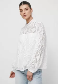 Medicine bluza femei, culoarea alb imagine