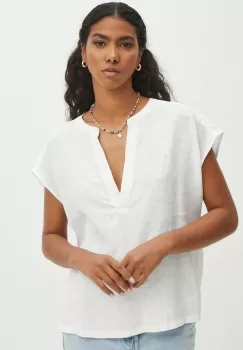 Medicine bluza femei, culoarea alb, modelator imagine