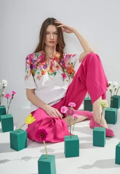 Medicine bluza femei, culoarea alb, modelator imagine
