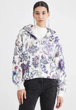 Medicine bluza femei, culoarea bej, cu gluga, modelator imagine