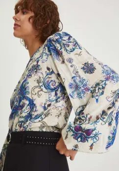 Medicine bluza femei, culoarea bej, modelator imagine