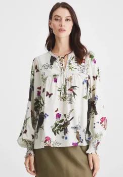 Medicine bluza femei, culoarea bej, modelator imagine