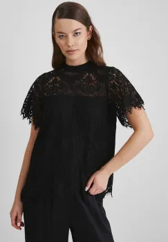 Medicine bluza femei, culoarea negru, cu imprimeu imagine