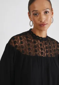 Medicine bluza femei, culoarea negru, cu imprimeu imagine