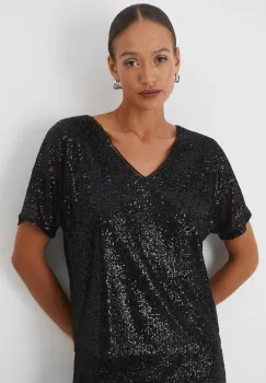 Medicine bluza femei, culoarea negru, cu imprimeu imagine