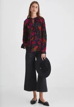 Medicine bluza femei, culoarea negru, modelator imagine
