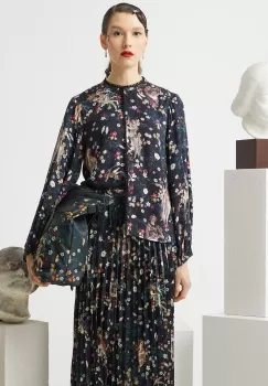 Medicine bluza femei, culoarea negru, modelator imagine