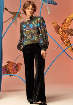 Medicine bluza femei, culoarea negru, modelator imagine