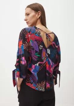 Medicine bluza femei, culoarea negru, modelator imagine