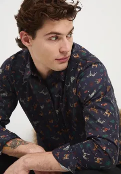 Medicine camasa cu guler clasic, regular imagine