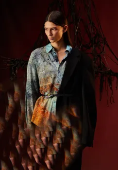 Medicine camasa cu guler clasic, relaxed imagine