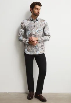 Medicine camasa cu guler clasic, slim imagine