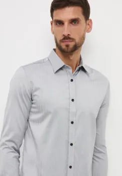 Medicine camasa culoarea gri, slim imagine