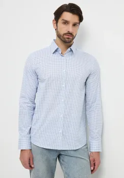 Medicine camasa din bumbac cu guler clasic, slim imagine