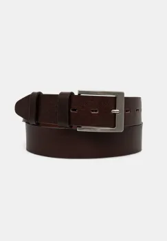 Medicine curea de piele barbati, culoarea maro imagine