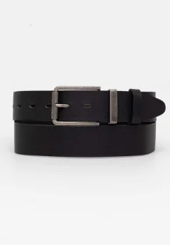 Medicine curea de piele barbati, culoarea negru imagine