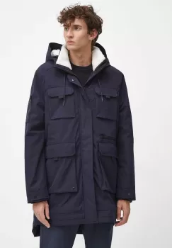 Medicine geaca barbati, culoarea albastru marin, de iarna imagine