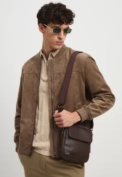 Medicine geaca bomber culoarea bej, de tranzitie imagine