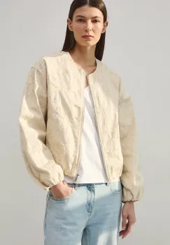 Medicine geaca bomber pentru femei, din bumbac imagine