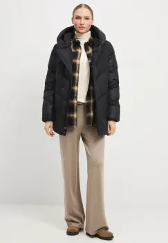 Medicine geaca culoarea negru, de iarna, oversize imagine