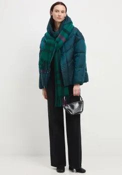 Medicine geaca culoarea verde, de iarna, oversize imagine