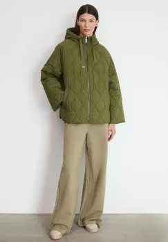 Medicine geaca culoarea verde, de tranzitie, oversize imagine