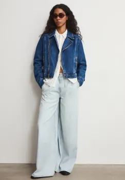 Medicine geaca de blugi pentru femei, din bumbac imagine