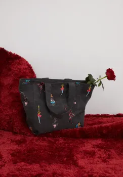 Medicine geanta de bumbac culoarea gri imagine