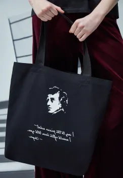 Medicine geanta de bumbac culoarea negru imagine