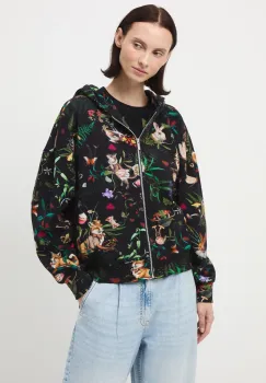 Medicine hanorac de bumbac culoarea negru, cu gluga imagine