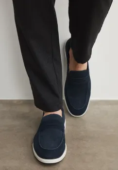 Medicine mocasini pentru barbati, din piele intoarsa imagine