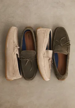 Medicine mocasini pentru barbati, din piele intoarsa imagine