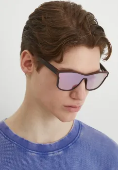 Medicine ochelari de soare barbati, culoarea maro imagine