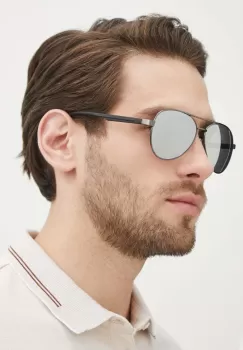 Medicine ochelari de soare barbati, culoarea negru imagine
