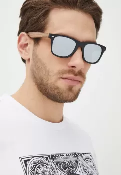 Medicine ochelari de soare barbati, culoarea negru imagine