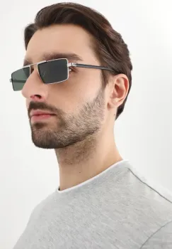 Medicine ochelari de soare barbati, culoarea negru imagine