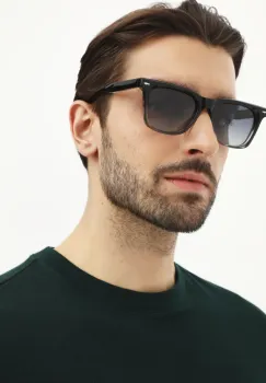 Medicine ochelari de soare barbati, culoarea negru imagine
