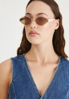 Medicine ochelari de soare culoarea maro imagine