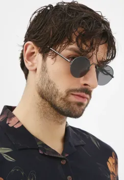 Medicine ochelari de soare culoarea negru imagine
