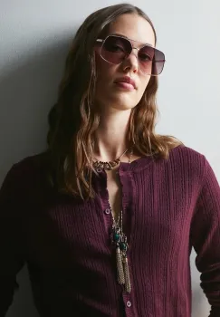 Medicine ochelari de soare culoarea roz imagine