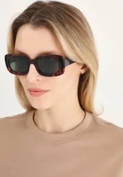 Medicine ochelari de soare femei, culoarea maro imagine