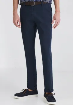 Medicine pantaloni barbati, culoarea albastru marin, mulata imagine