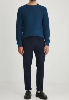 Medicine pantaloni barbati, culoarea albastru marin, mulata imagine
