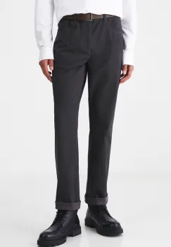 Medicine pantaloni barbati, culoarea gri, drept imagine