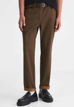 Medicine pantaloni barbati, culoarea maro, drept imagine